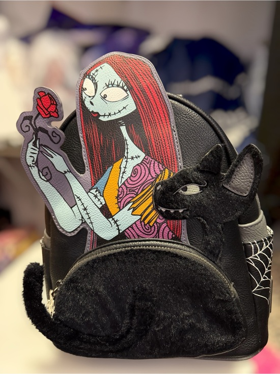 Loungefly Handbags - Disney Loungefly The Nightmare Before Christmas Sally & Black Cat Mini Backpack
